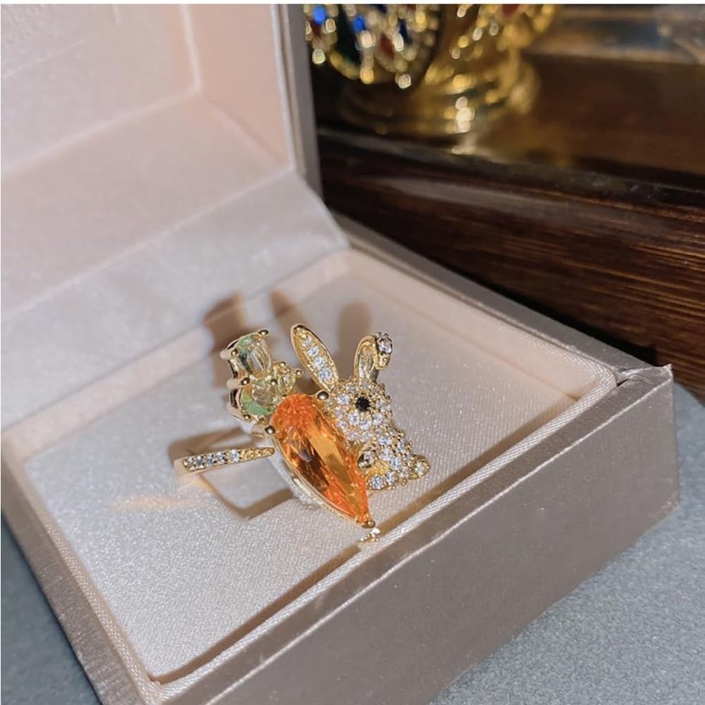 14k Rabbit Ring - Picture 5 of 5